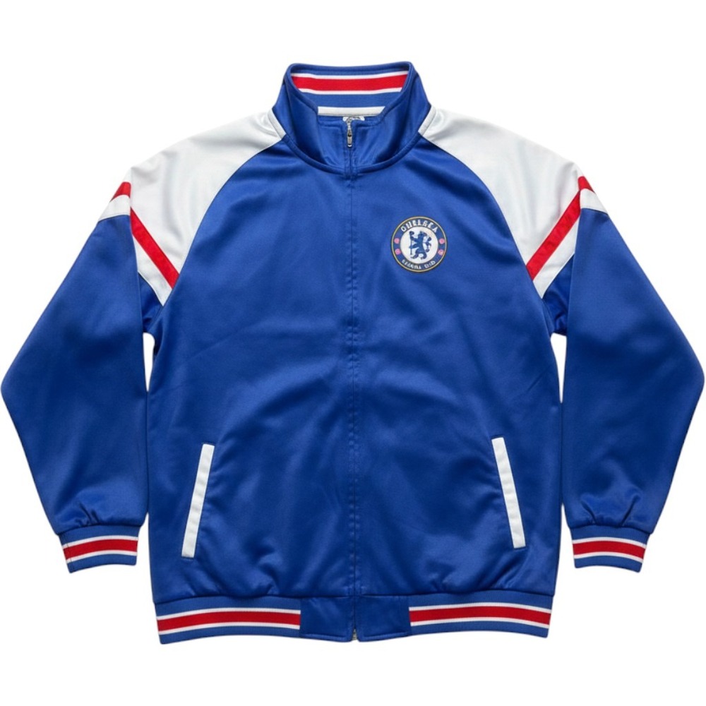 Chelsea FC Official Licensed Product Blue Track Jacket XL Full Zip Soccer Coat